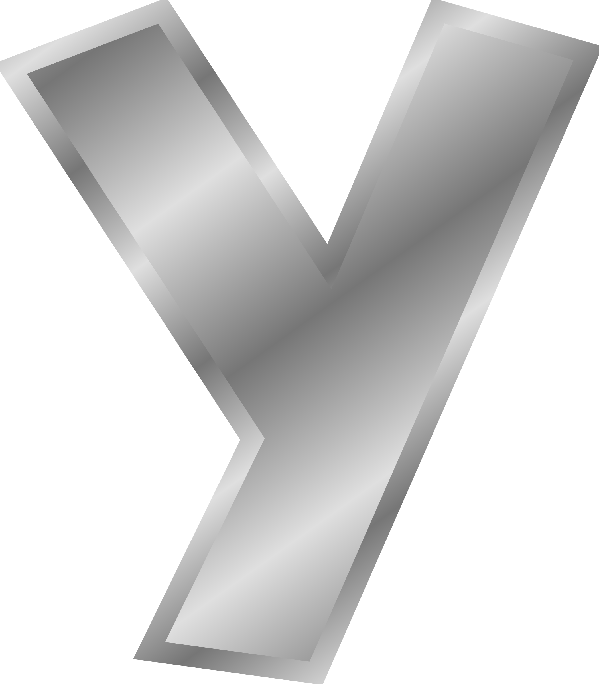 Big Image - Gold Alphabet Letters Y (2101x2400), Png Download