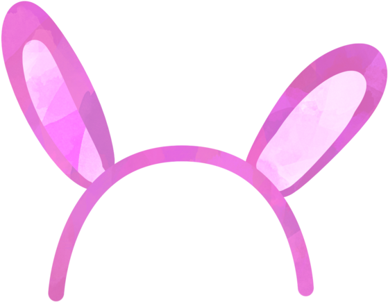 Bunny Ears - Rabbit (618x618), Png Download