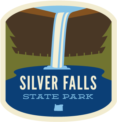 Silver Falls State Park Sticker - Label (600x600), Png Download