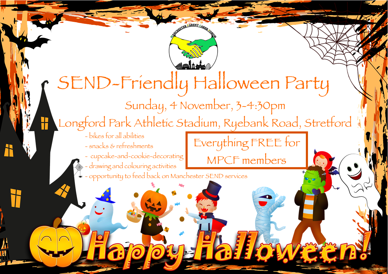 Poster For Mpcf's Send Halloween Party - Рамка Хэллоуин Png (1280x905), Png Download