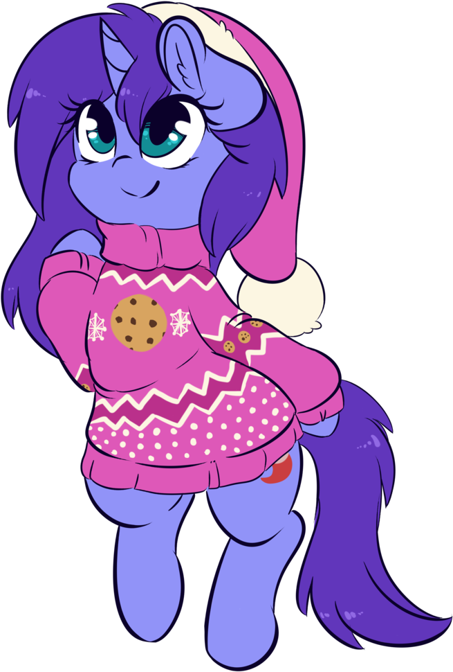 Wickedsilly, Christmas, Clothes, Commission, Cute, - Cartoon (809x1024), Png Download