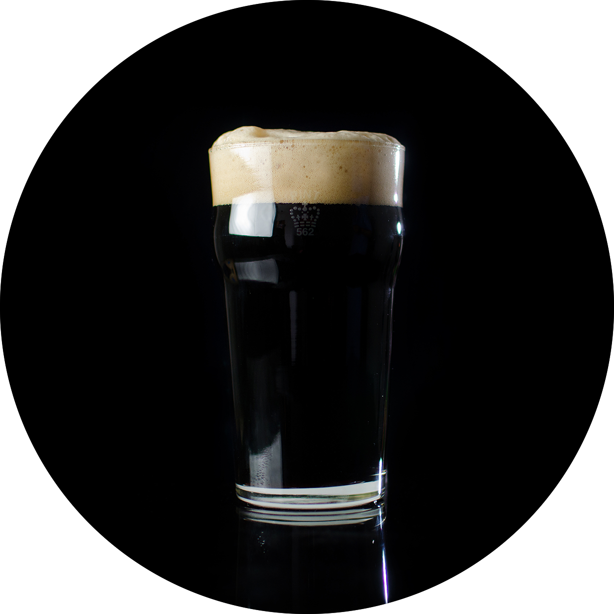 Black Lagers - Glass Of Dark Beer (1250x1250), Png Download