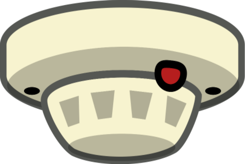 You Should Have At Least One Working Smoke Alarm Per - Smoke Detector Clip Art (800x536), Png Download