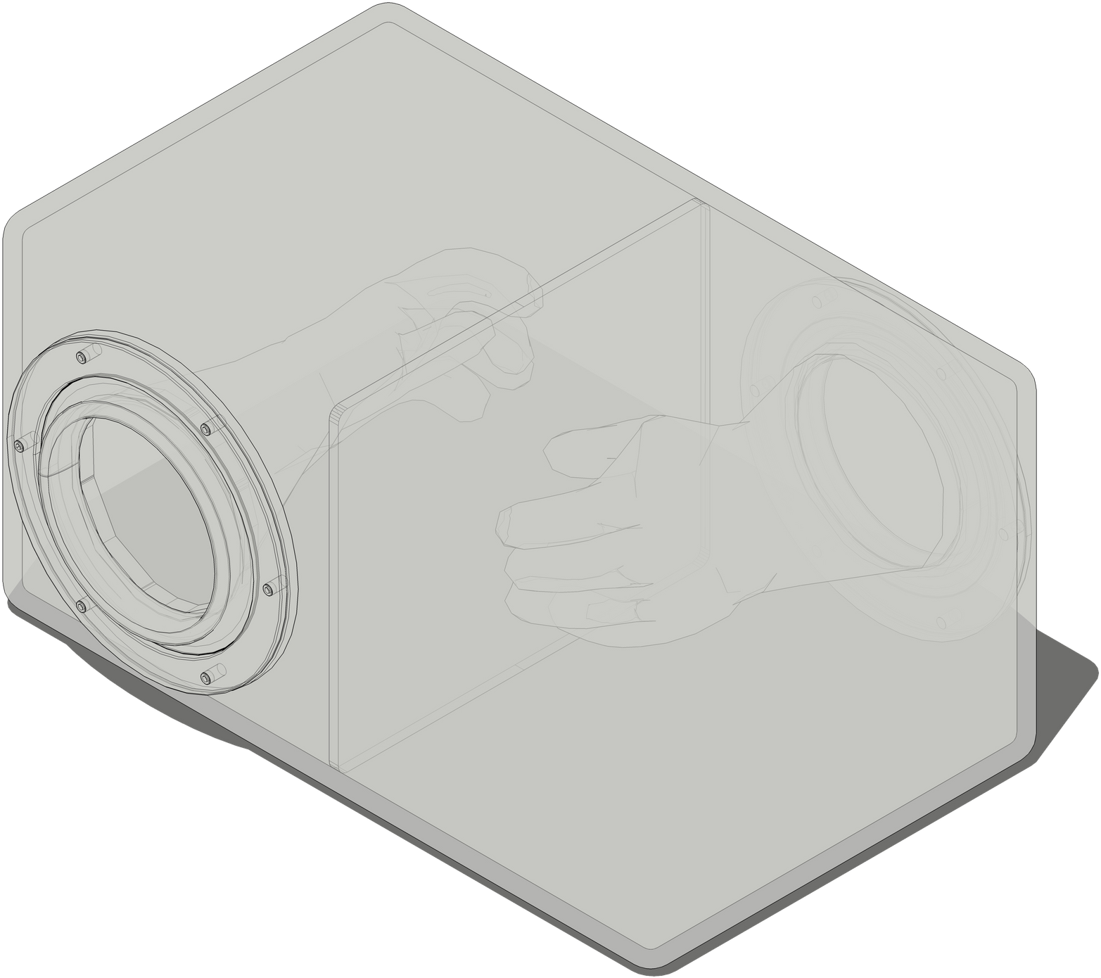 Play Here Rock Paper Scissors @ Rock Paper Scissors - Sketch (3500x1653), Png Download