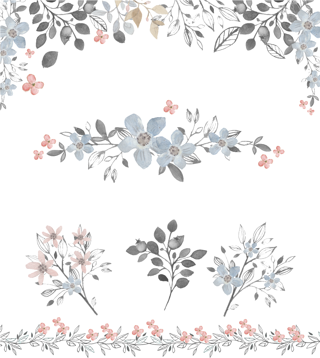 Flor Rosa Arbustos Con Png Transparente - Watercolor Painting (1024x1160), Png Download