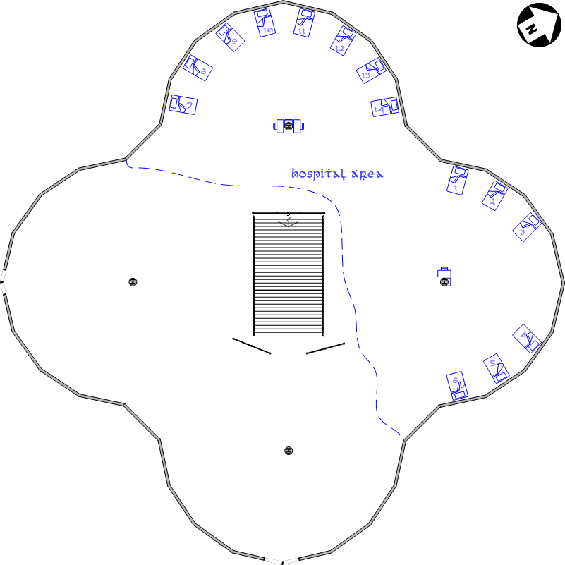 Stockadehospital - Diagram (801x801), Png Download