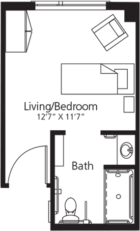 Suite - Floor Plan (803x600), Png Download