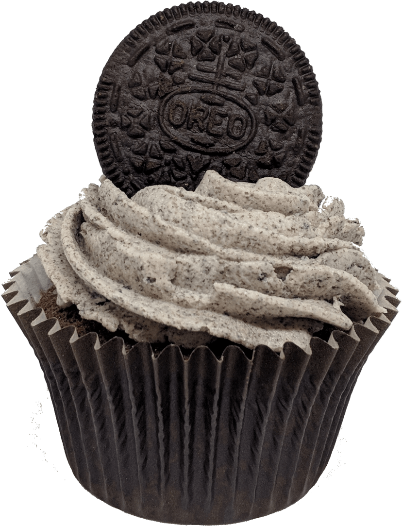 Oreo Cupcakes - Oreo (1142x1299), Png Download
