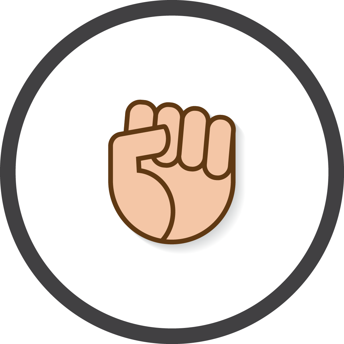 Rock Paper Scissors - Circle (1114x1114), Png Download