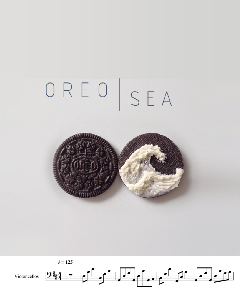 Ｏｒｅｏ - Ｓｅａ - Sandwich Cookies (850x1100), Png Download
