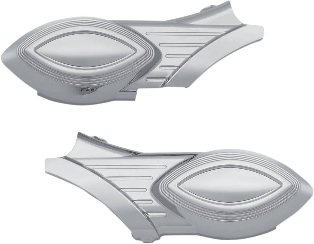 Kuryakyn 8846 Chrome Rear Swingarm Covers For 15-16 - Motorcycle (1087x845), Png Download