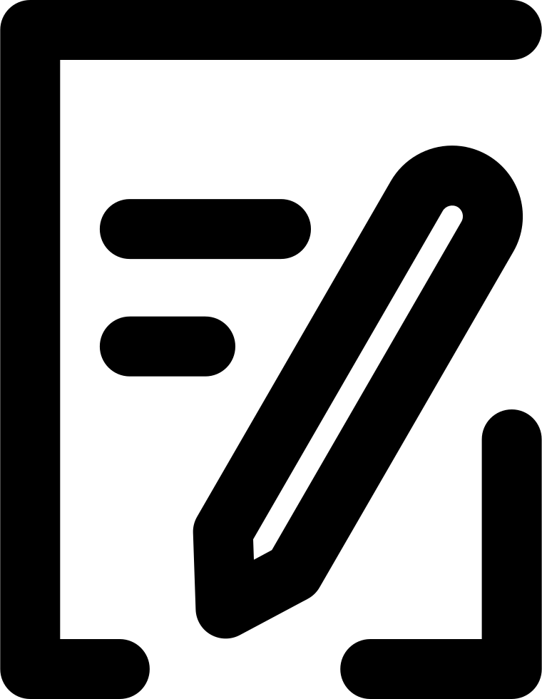 Png File - Icon Escrita Png (760x980), Png Download