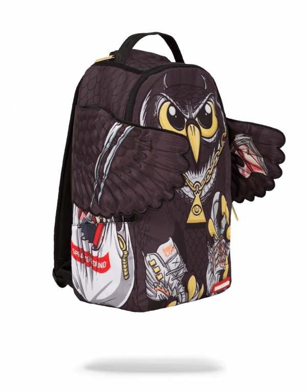 Sprayground Owl Wings Angle - Owl Wings Sprayground (600x766), Png Download