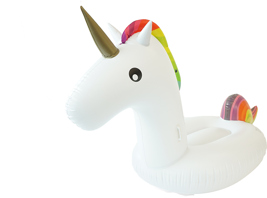 Sunfloats Inflatable Unicorn Pool Floats - Inflatable (1200x800), Png Download