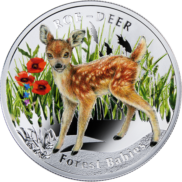 Niue 2014 Forest Babies Series - Forest Babies Coins (600x600), Png Download