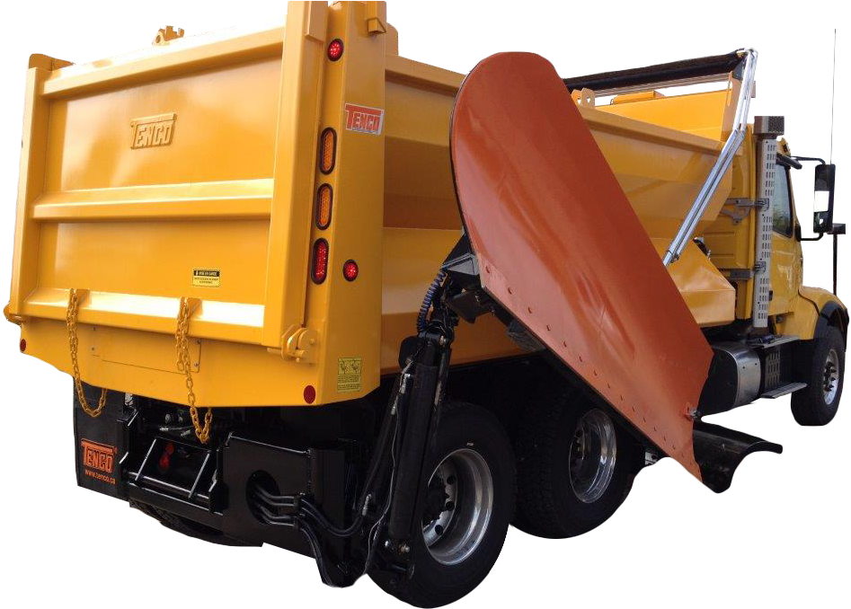 Rear Mount Side Wing Systems - Garbage Truck (1024x768), Png Download