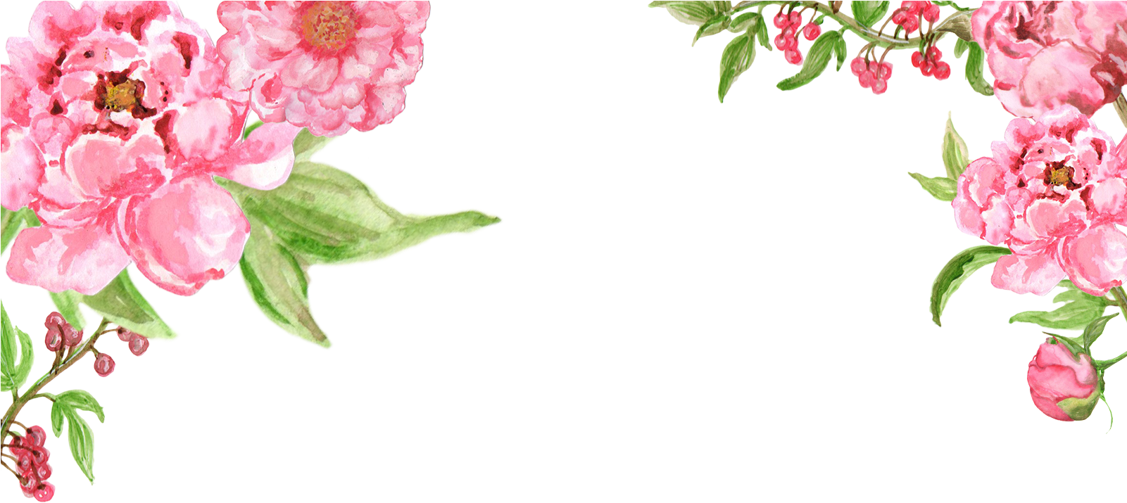 Floral Border, Doodle Inspiration, Photoshop, Frames, - Garden Roses (1600x900), Png Download