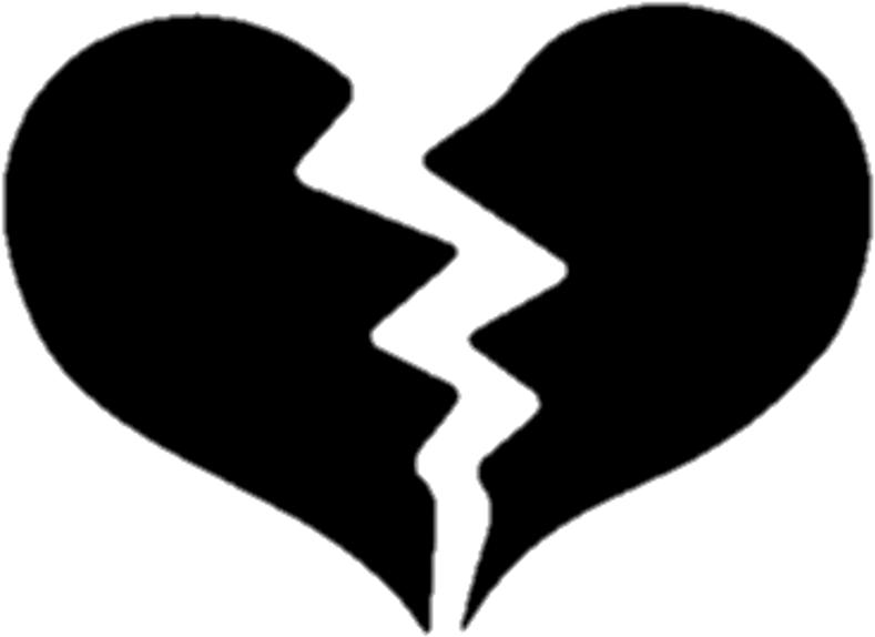Report Abuse - Heart Broken Vector Png (1024x745), Png Download