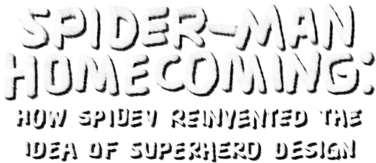 Spider-man - Homecoming - - Calligraphy (800x387), Png Download