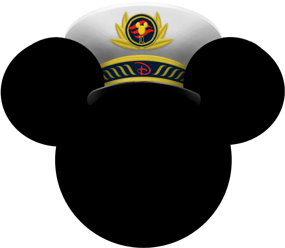 Captain Hat Mickey Head Photo Capthatmh Pngcaptain - Mickey Mouse (1024x986), Png Download
