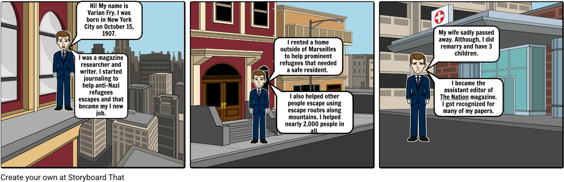 Varian Fry - Cartoon (1164x385), Png Download