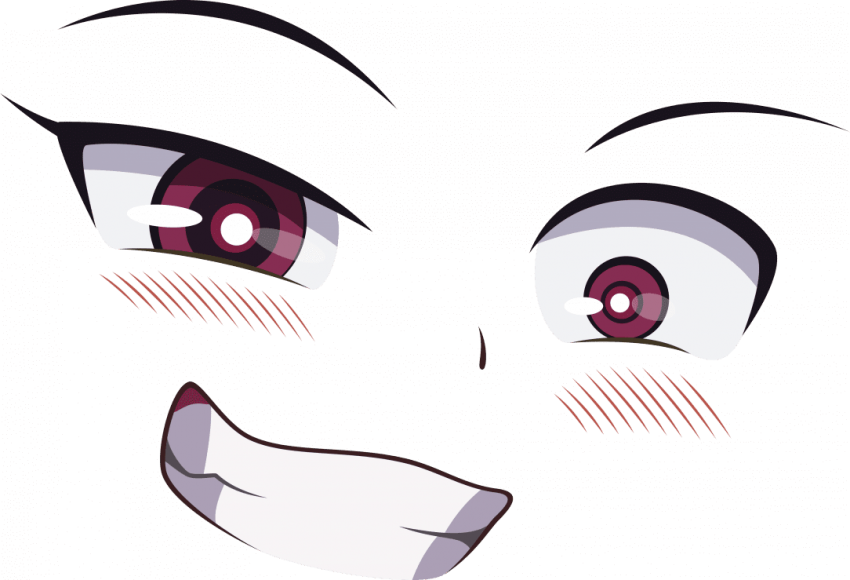 Free Png Download Anime Eyes And Mouth Png Images Background - Anime Eyes And Mouth (850x580), Png Download