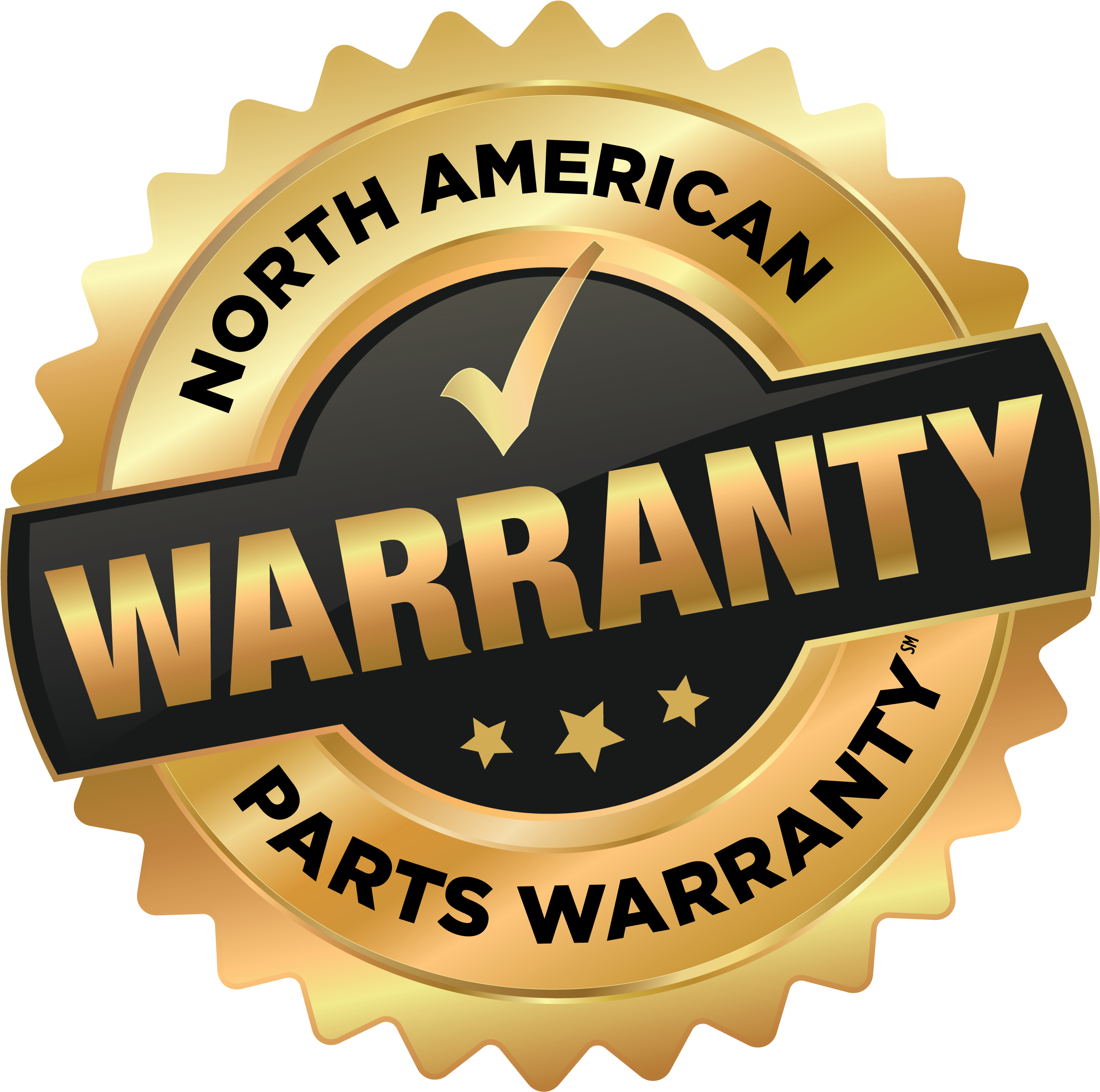 North American Parts Warranty Logo2019 - Label (3168x2448), Png Download