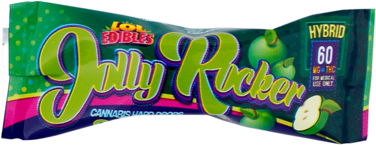Green Apple 60mg By Lol Edibles - Snack (1600x1600), Png Download