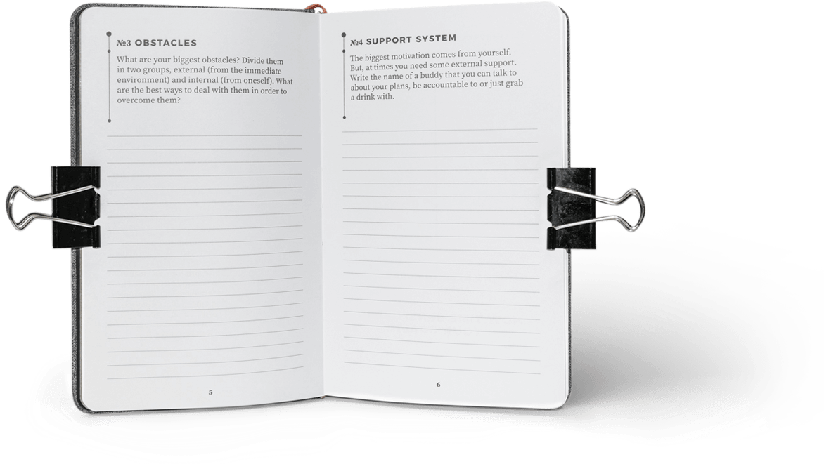 Opened Notebook - Book (1400x724), Png Download