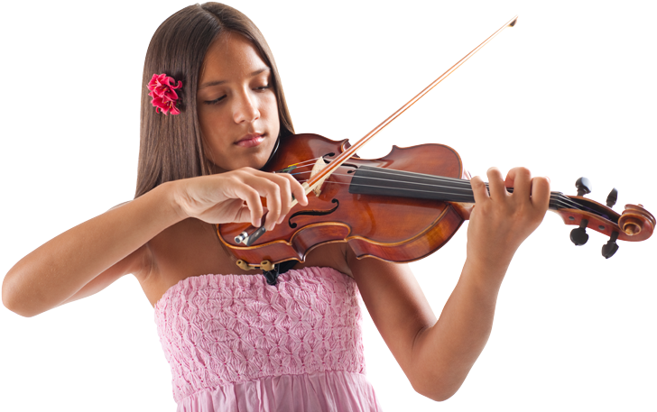 Violinist Silhouette - Violin (750x500), Png Download
