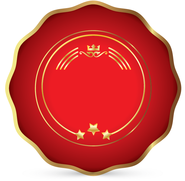 Png Golden Stamp Circle (619x605), Png Download