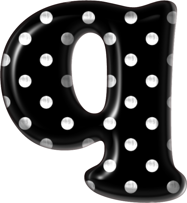 Ꭿϧc ‿✿⁀ Alphabet And Numbers, Monogram Alphabet, Happy - Polka Dot (650x700), Png Download