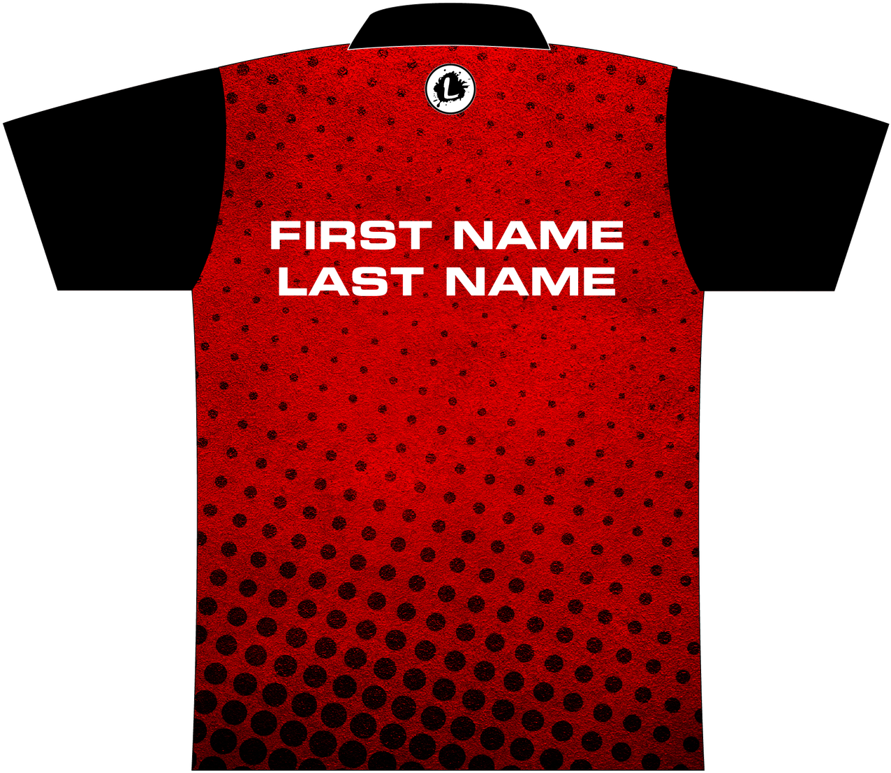 Motiv Black Dots Dye Sublimated Jersey - Polo Shirt (1280x1114), Png Download