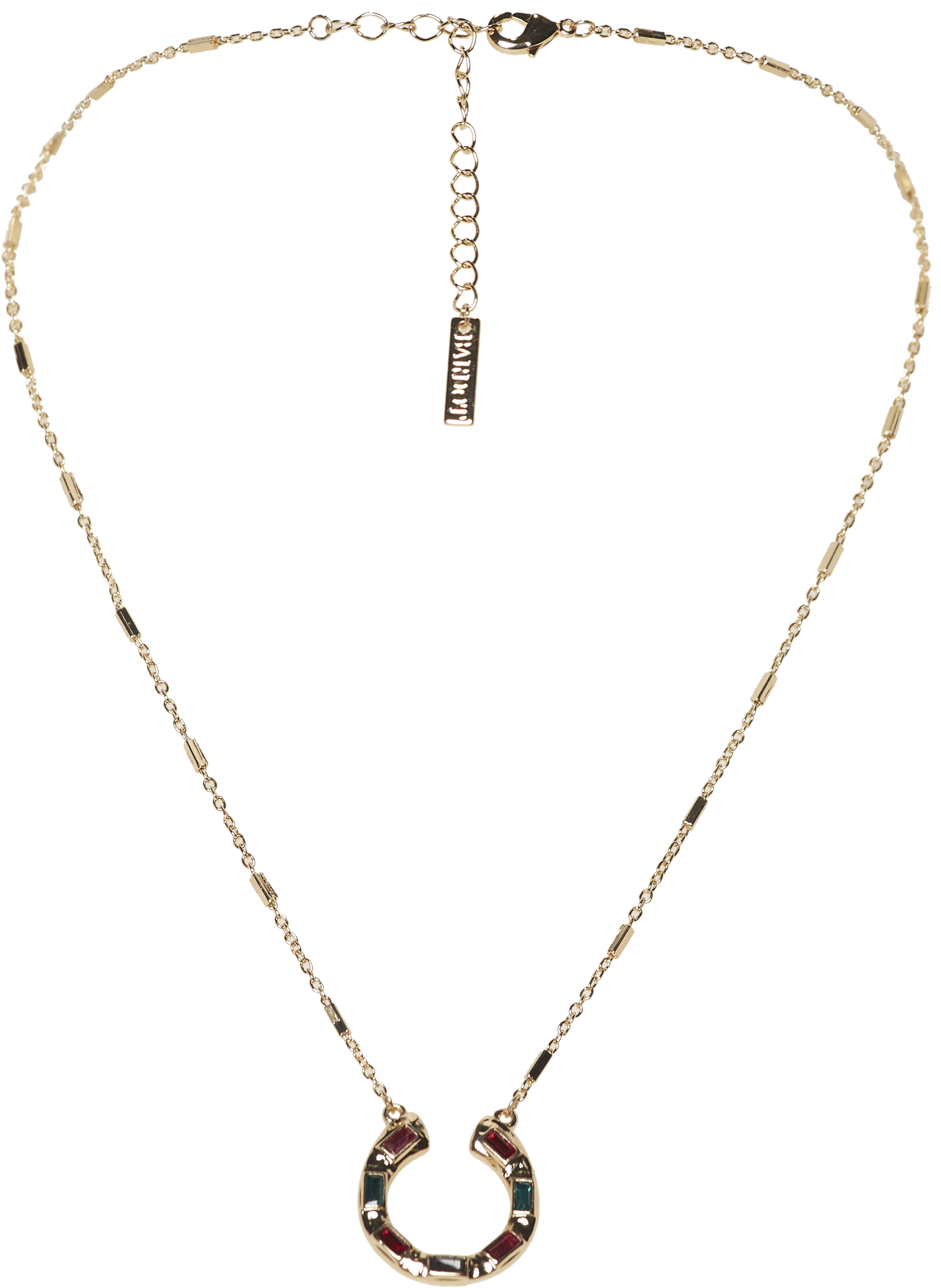 Horse Shoe Necklace In Colour Gold Earth - Necklace (2130x3195), Png Download