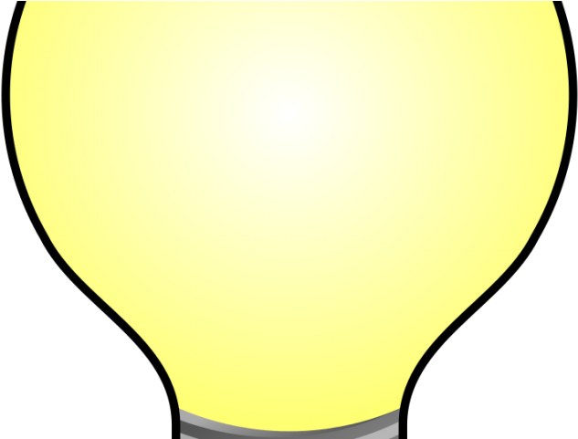 Light Bulb Clipart Clear Background - Circle (640x480), Png Download