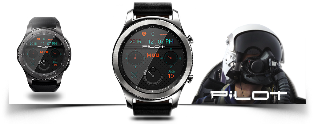 Info Mod Pilot Watch - Gear 3 Classic (1020x403), Png Download