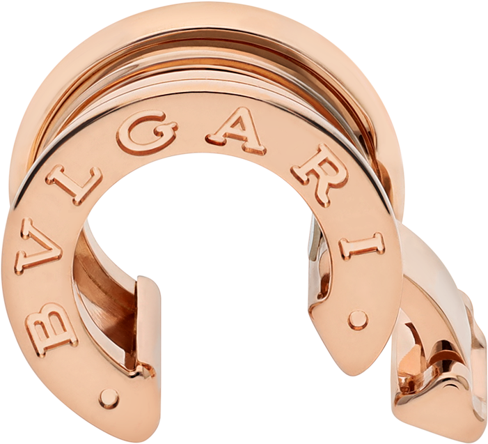 Zero1 Earrings Earrings Rose Gold Pink - Circle (1800x1405), Png Download