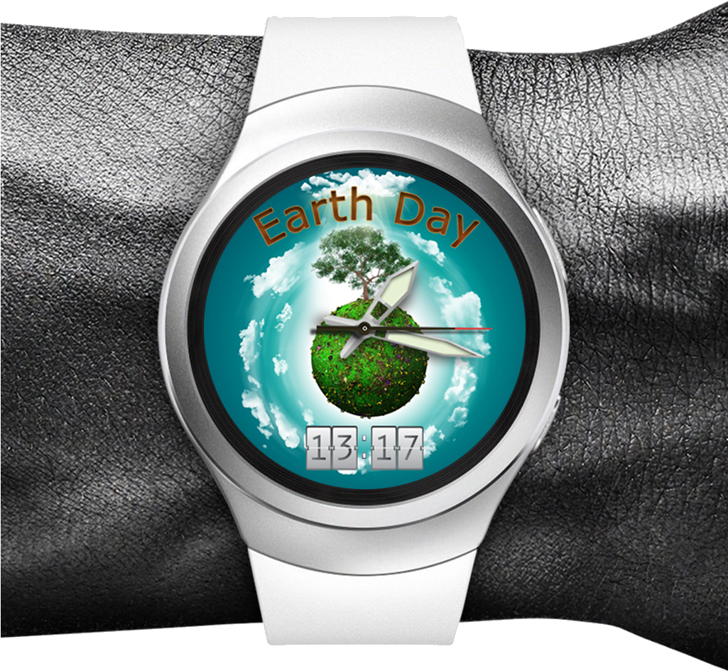 Earth Day Watch Face Gear Fit 2, S2, S3, S - Samsung Gear S3 Keyboard (1024x1024), Png Download