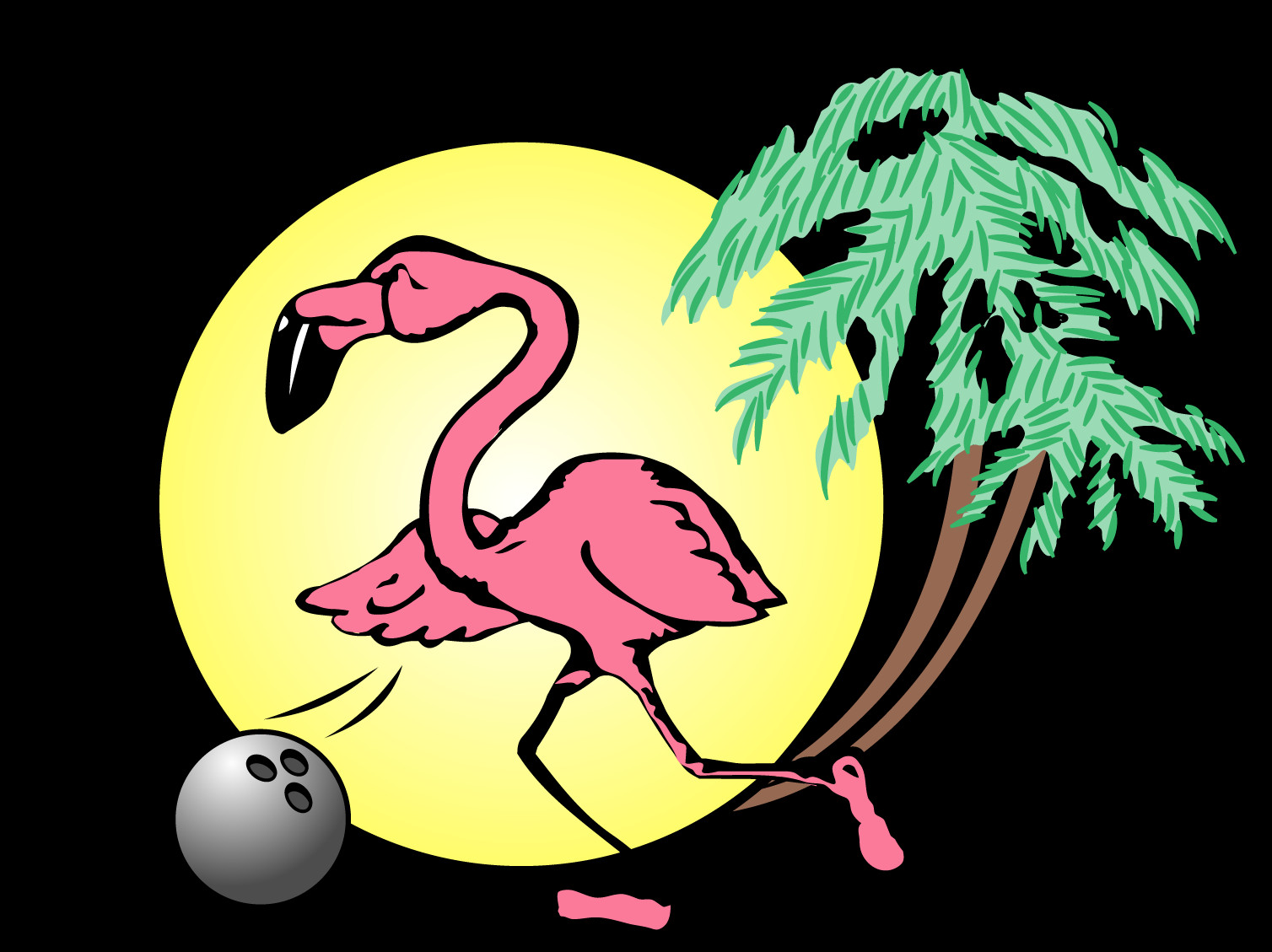 Flamingo Bowl-01 - Flamingo Bowl (1508x1129), Png Download