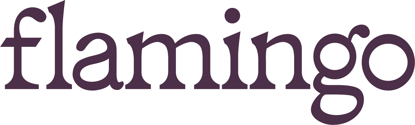 Flamingo Razors Logo (1418x427), Png Download