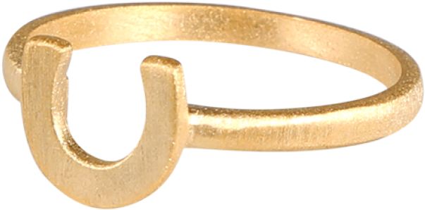 Sweet Ring In Sterling Silver With A Horseshoe - Body Jewelry (650x650), Png Download