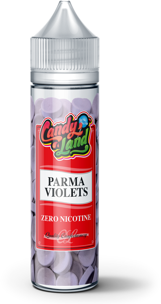 Candy Land Parma Violet 50ml - Composition Of Electronic Cigarette Aerosol (1000x1000), Png Download