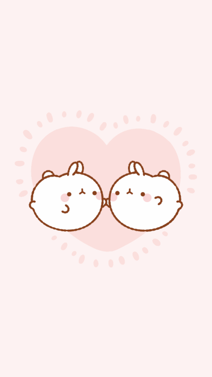 Molang Tumblr - Cartoon (422x750), Png Download