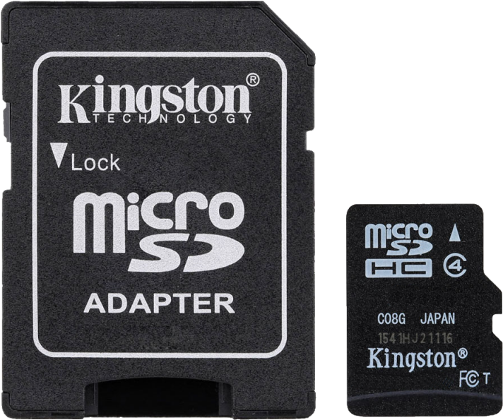 Kingston Micro Sd Class 10 16gb Png (800x800), Png Download
