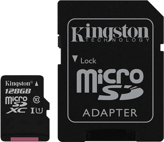 128gb Canvas Select Uhs-i Microsdxc Memory Card With - Kingston Micro Sd 32gb (700x700), Png Download