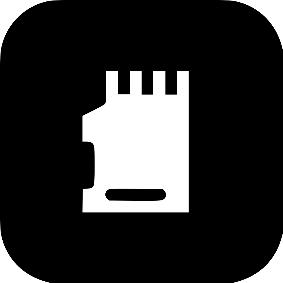 Storage Chip - Home Icon Square Png (980x980), Png Download