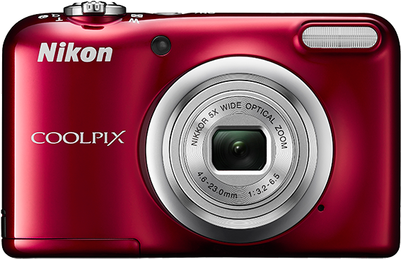 Nikon Coolpix A10 Digital Camera - Nikon Coolpix A10 Red (700x493), Png Download