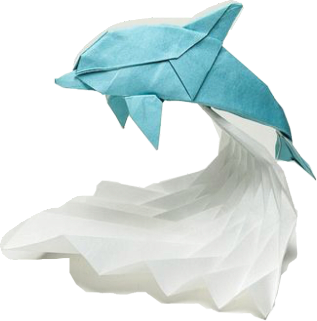 Download Dolphin Origami Full Size PNG Image PNGkit
