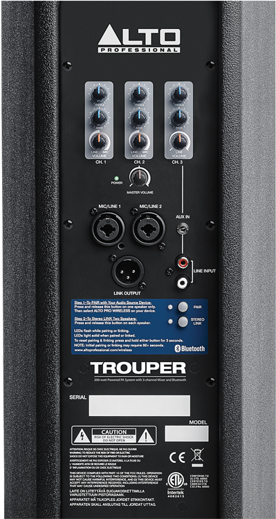 Alto Trouper Pa System (1200x750), Png Download