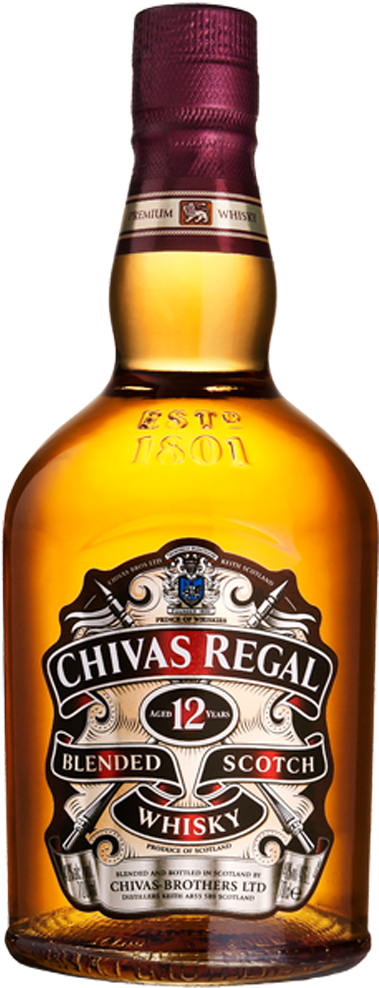 Chivas Regal 12 Year Old Blended Scotch 1l - Chivas Regal 12 2014 (652x1060), Png Download